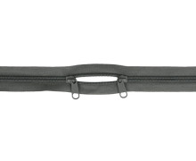 1 Reißverschluss - Rucksack - 80cm - Nicht Teilbar - 2 Zipper - Grau