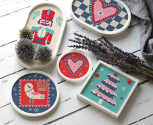 Outdoorstoff - Christmas Special - Inlays für Silikon - Probierset - bienvenido colorido - abby and amy