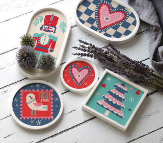 Outdoorstoff - Christmas Special - Inlays für Silikon - Probierset - bienvenido colorido - abby and amy