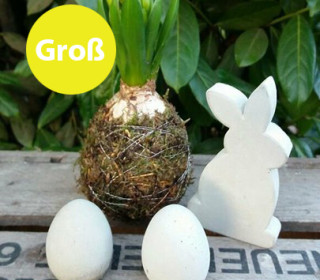 Silikon - Gießform - sitzender Osterhase - Groß - vielfältig nutzbar