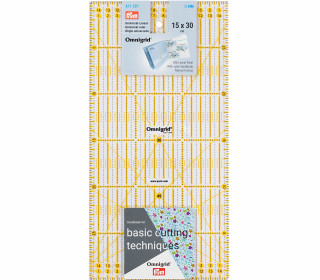 1 Universal-Lineal - Omnigrid - 15x30cm - Prym - Transparent