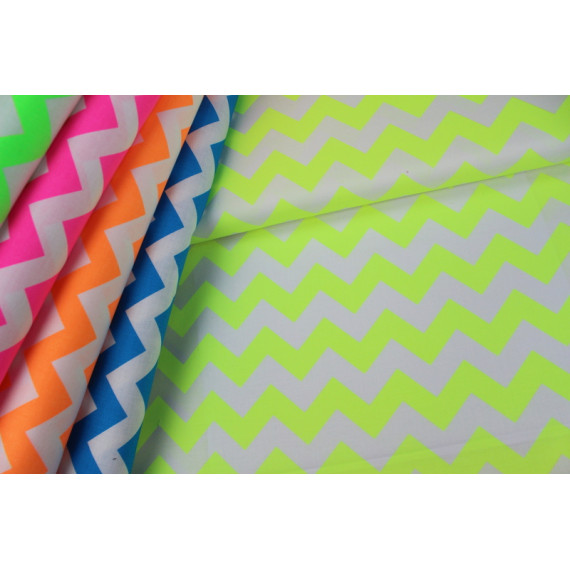 Camelot Baumwollstoff Neon Muster Stoff Neon On Zickzack Camelot Pink