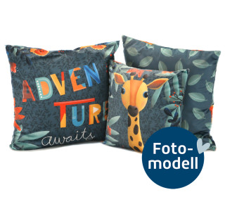 FOTOMODELL - Kissen-Set fertig genäht - Adventure Collection - Frida Kreativ - Velvet