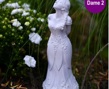Silikon - Gießform - Schnupperfigur - für Blüten - Feine Gesellschaft - Dekofigur - Dame 2 - vielfältig nutzbar