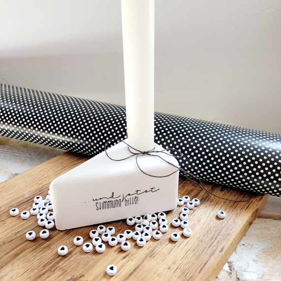 Silikon - Gießform - Tortenstück - Kerzenhalter - GROß - vielfältig nutzbar