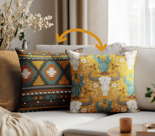 Genähtes Kissen inkl. Inlet - Wild West - Western Dreams - Sanne Paul - Mein Hanseherz