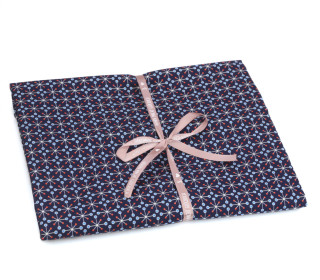 1m Zuschnitt - Bio-Canvas - Feste Baumwolle - Shining Stars - Christmas 2024 - Dunkelblau - Hamburger Liebe