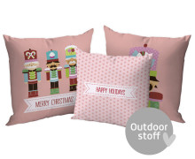 Kissenstoff - DIY - Kissen-Set - Nutcrackers - Happy Holidays - Outdoorstoff - abby and amy