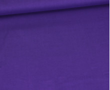 Bio Baumwolle - Webware - Popelin - Uni - Lila Dunkel