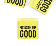 1 Label - FOCUS ON THE GOOD - Gelb