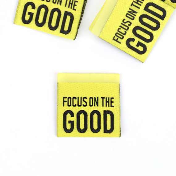 1 Label - FOCUS ON THE GOOD - Gelb - Anlukaa