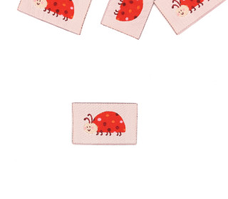 1 Label - Marienkäfer - Sand - jojulein design