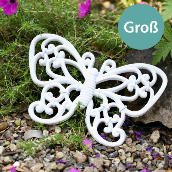 Silikon - Gießform - Schmetterling - filigran - Outlines - gemustert - Groß - vielfältig nutzbar