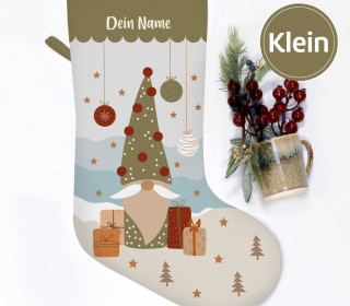 DIY-Nähset - Nikolaussocke - KLEIN - Softshell - Gifting Gnomes