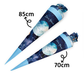 DIY-Nähset Schultüte - Konfigurator - Weltall - Velvet - personalisiert