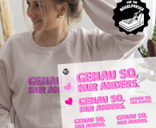 Onkel Bo's Bügelbilder - DIN A4 - Genau so nur anders - BIG