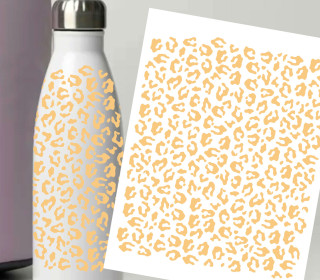 Rub-On Sticker - Kleine Leoflecken - Karamellfarbe - Tante Henni Rubon - vielfältig nutzbar