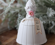 Silikon - Gießform - Weihnachtselfe im Kleid - kleine Dose - 2-teilig - Weihnachten - vielfältig nutzbar
