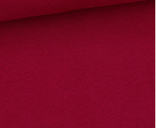 Bündchen Standard - Feine Rippen - Uni - Purpurrot - #384