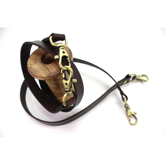 Taschengriffe Karabiner Leder 55cm