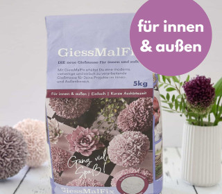 5Kg GiessMalFix - Gießpulver - für innen und außen - Beutel