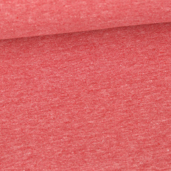 Jersey Smutje - Hell Meliert  - 150cm - Rot - #46