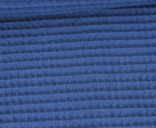 Waffel Piqué - Baumwolle - 275g - Blau