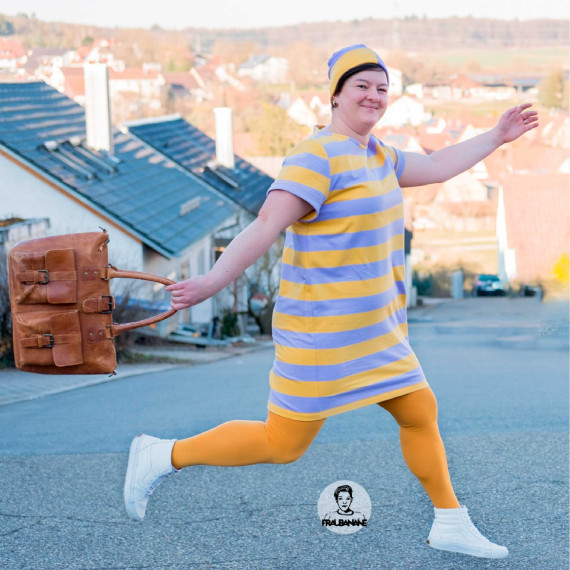 Sommersweat - Just Stripes! - Uni - Flieder