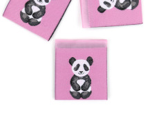 1 Label - Panda - Rosa Dunkel