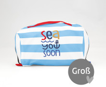 DIY-Nähset - GROß - Kosmetiktasche - Binz - Sea you soon - Hamburger Liebe - abby and amy