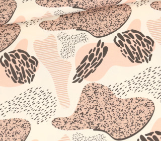 Jersey - Musterspiel - Natur - Ecru - Bio Qualität - abby and me