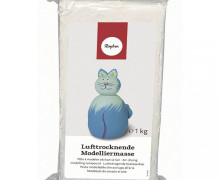 1kg Lufttrocknende Modelliermasse - Rayher - Weiß