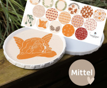 Outdoorstoff - Weihnachtswunder - Inlays für Silikon - Dekoteller - Tablett - Mittel - Lausemia Design Studio - abby and amy