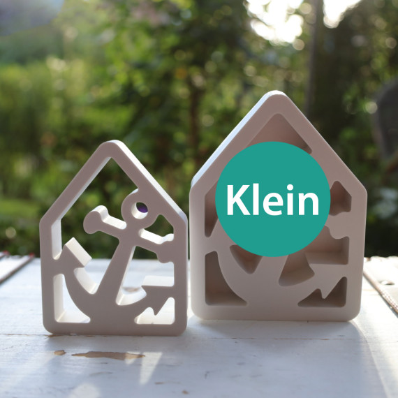 Silikon - Gießform - Haus mit Anker - Klein - vielfältig nutzbar