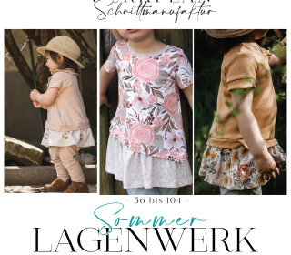 SOMMER LAGENWERK | 56 BIS 104 | TUNIKA & KLEID | A4 & A0