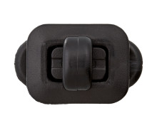 1 Taschenverschluss - Kunststoff - 30mm - Schwarz