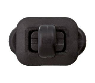 1 Taschenverschluss - Kunststoff - 30mm - Schwarz