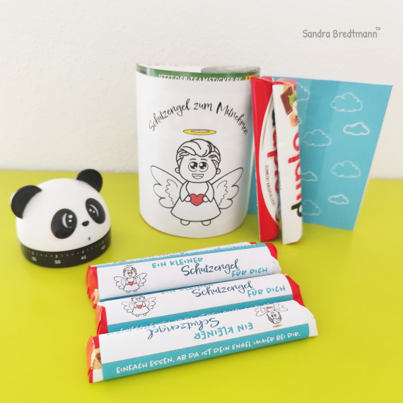 Banderole Schutzengel Junge für Duplo Riegel Download