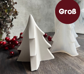 Silikon - Gießform - Tannenbaum - Groß - vielfältig nutzbar