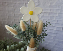 Silikon - Gießform - Wunderschöne Anemone - Blumenstecker für Stab - Blüte - vielfältig nutzbar