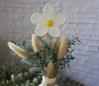 Silikon - Gießform - Wunderschöne Anemone - Blumenstecker für Stab - Blüte - vielfältig nutzbar