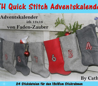 Express Adventskalender - ITH für 13x18cm Rahmen