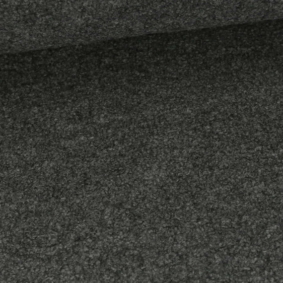 Woll Boucle - Uni - 520g - Dunkelgrau Meliert