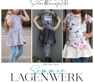 SOMMER LAGENWERK | 98 BIS 164 | TUNIKA & KLEID | A0 & A4