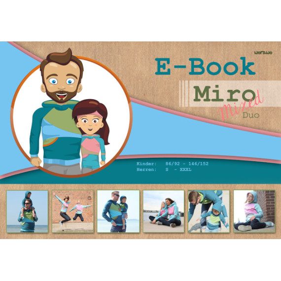 Kombi Ebook - Kapuzenpullover - "Miro Mixed Duo Herren & LadyKids"