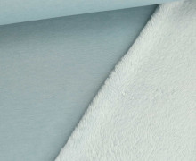 Leichter Alpenfleece - Purring Fur - Kuschelstoff - 260g - Uni - Pastelltürkis