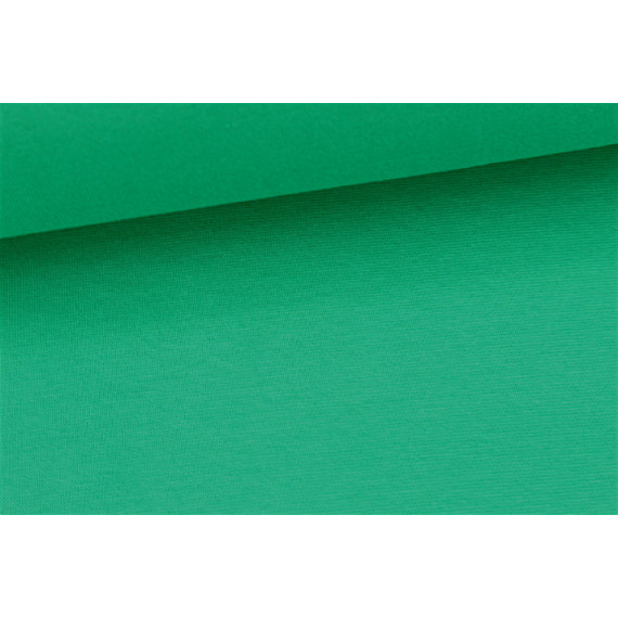 Glattes Bündchen - Uni - Schlauchware - Grün