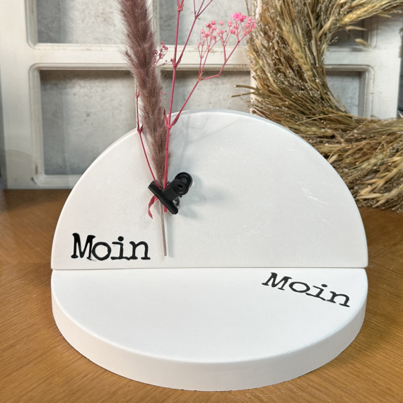 Silikon - Gießform - Dekoteller - Tablett - Halbiert - Glatt - Mittel - vielfältig nutzbar