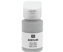 Acrylfarbe - Acrylini - 22ml - Matt - Geruchsarm - Rico Design - Hellgrau