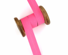 1 Meter Schrägband - 20mm - Neonpink